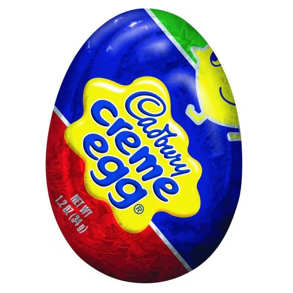 Hershey's  Creme Egg Chocolate Candy 1.2 oz, Cadbury, Mfr#: 3400006852